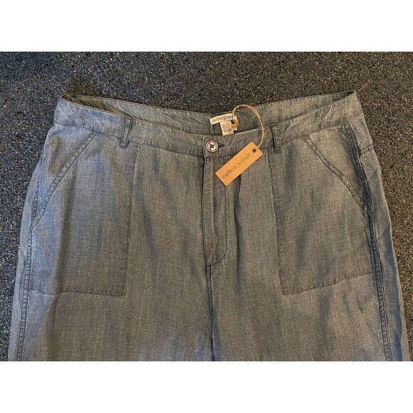 NWT Carbon 2 Cobalt Pants Jeans Lyocell Straight Leg Blue Size 14 New - Picture 2 of 5